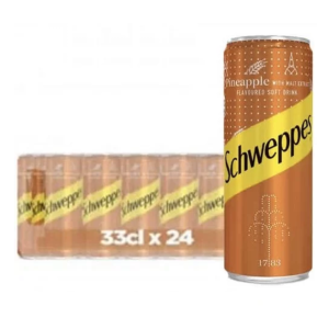 Schweppe Pineapple Can 33cl (24 cans/Pack)